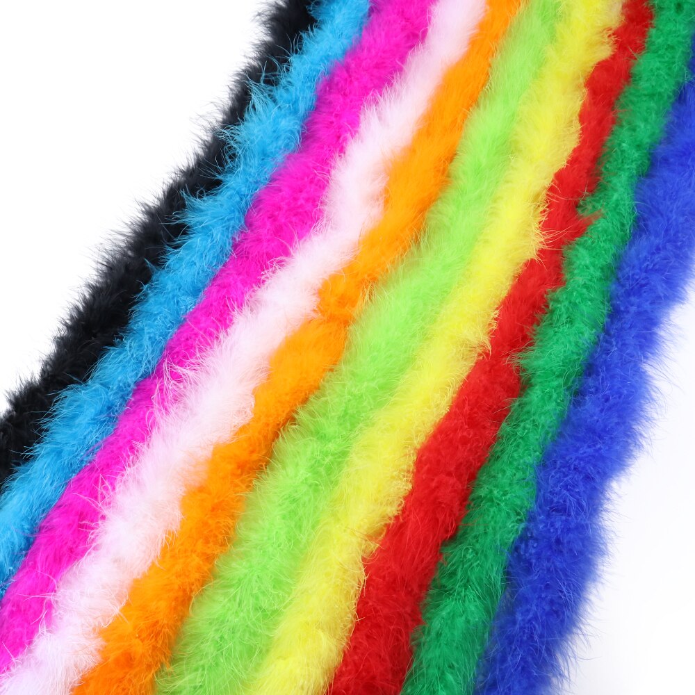 20G Zachte Marabou Veren Boa Voor Sieraden Ambachten Accessoires Bruiloft Decoratie Rekwisieten Fuffy Turkije Pluim