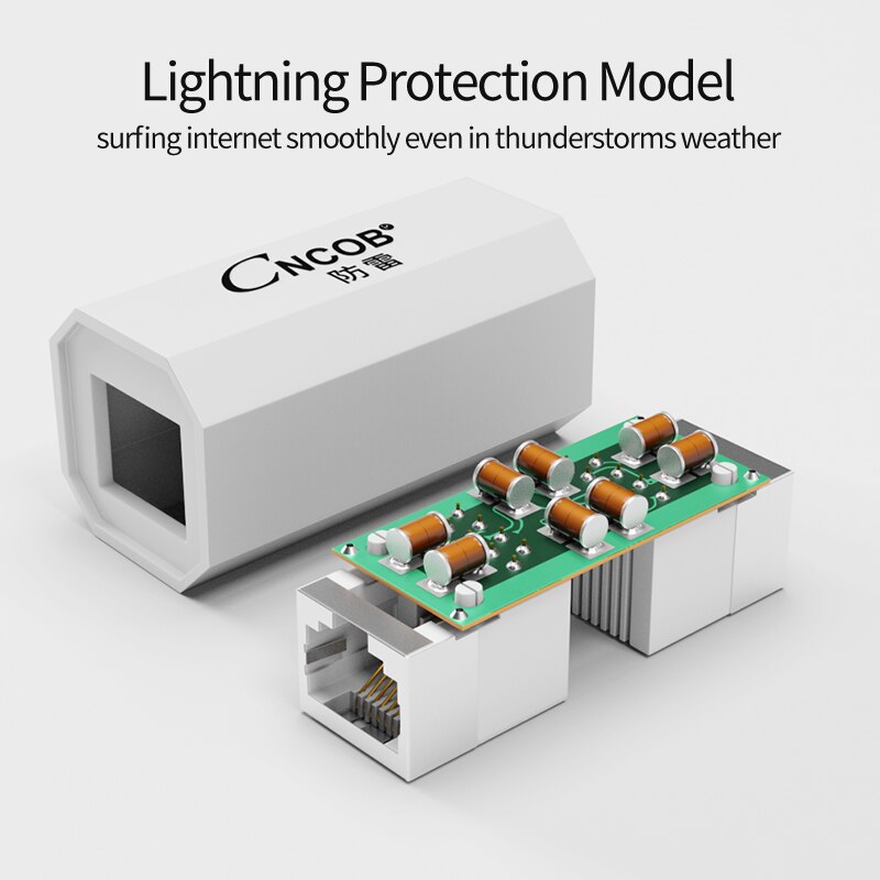 CNCOB network to connector RJ45 network through - head network broadband connector Crystal head interface adapter