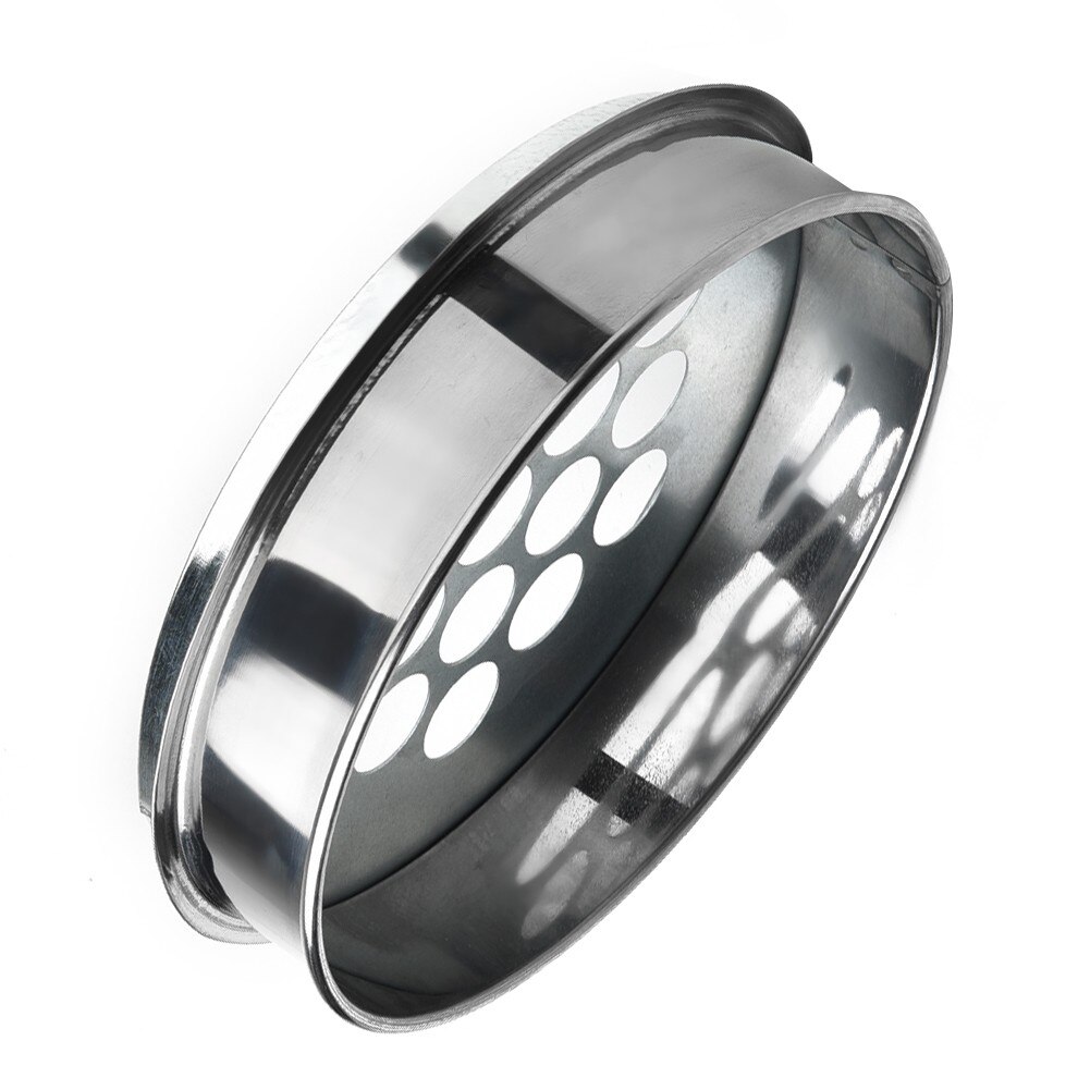 Stainless Steel Garden Soil Sieve 21/23/25mm Riddle For Compost Soil Stone Mesh Filtration Separate Large Stones Twig Tool