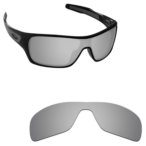 ToughAsNails Polarisierte Ersatz Linsen für Oakley Turbine Rotor Rahmen-Sorten: Metallic Silver