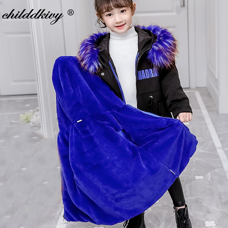 Children's Winter Jacket Girls Cotton-padded Jacket Baby boy clothes Kids Outerwear Baby girls Snowsuit Boy's cotton coat 3-10Y