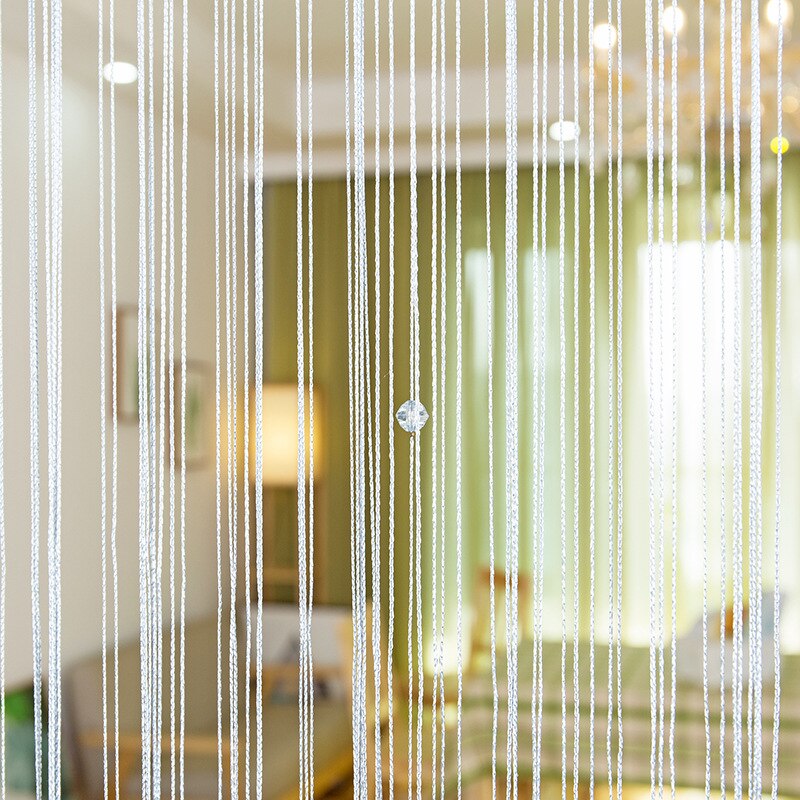 Beaded Curtain String Beads Door Curtains Thread Window Wall Panel Room Divider Doorway Home Living Room Wedding Decor