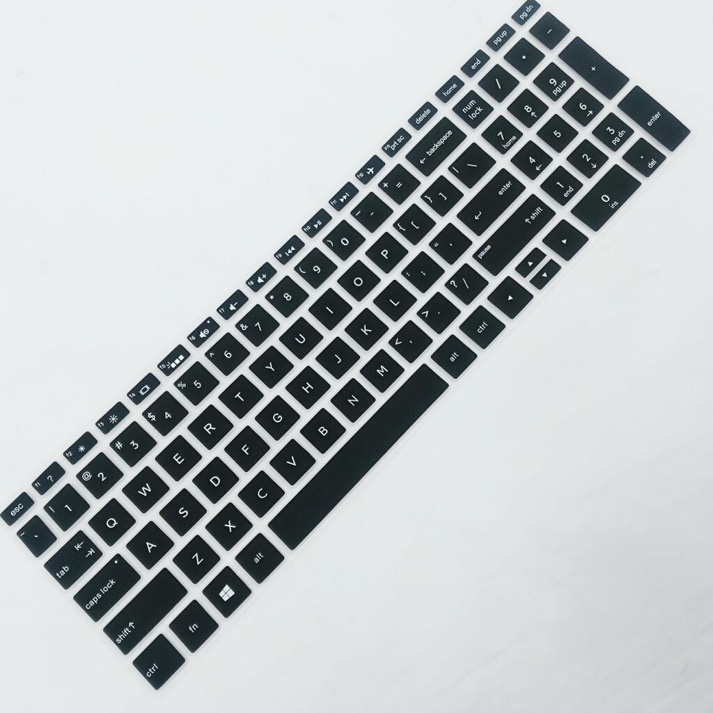 2Pcs/set Silicone Keyboard Cover Skin Protector Laptop Keypad Film Guard for HP 15.6 inch BF