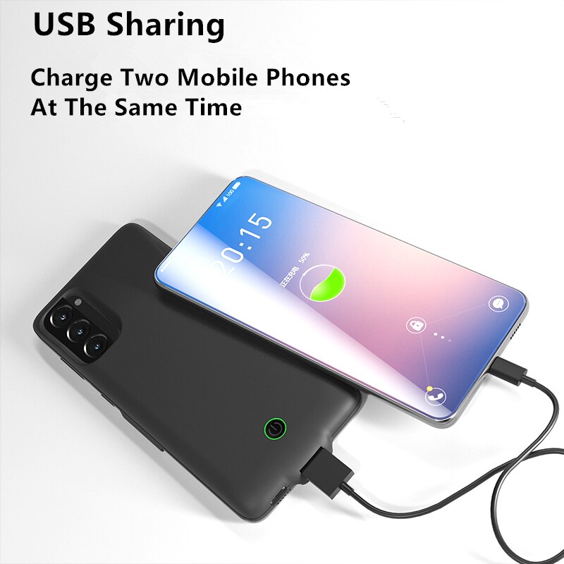 7000 Mah For Samsung Galaxy S21 Battery Case Battery Charger Case Power Bank S21 Battery Case