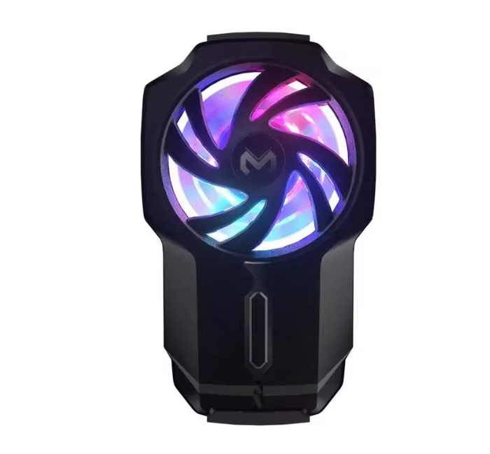 MEMO enfriador de teléfono móvil DL05, ventilador de refrigeración con abrazadera trasera, radiador para iPhone, sistema de refrigeración para juegos, teléfonos inteligentes, tabletas, disipador de calor frío: Gris