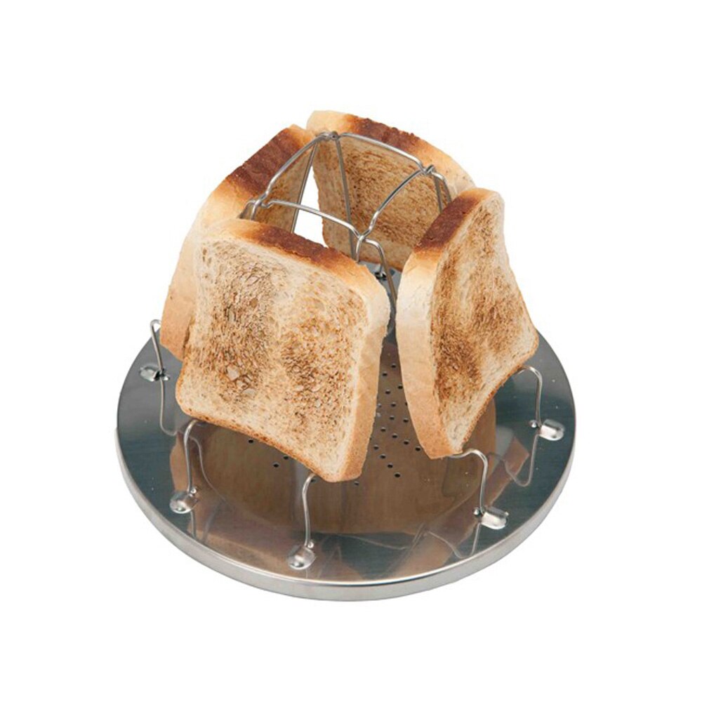 Multi-Purpose Stove Grill Outdoors Camping Toaster Fold Portable Grill Stainless Steel BBQ Accessories Grill Toast