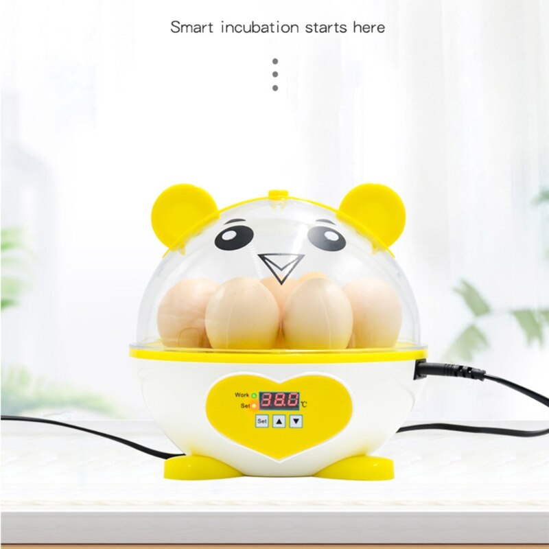 9 Partition Eggs Incubator Mini Brooder Birds Automatic Thermostat Breeding Digital Display Hatching Chicken Duck F