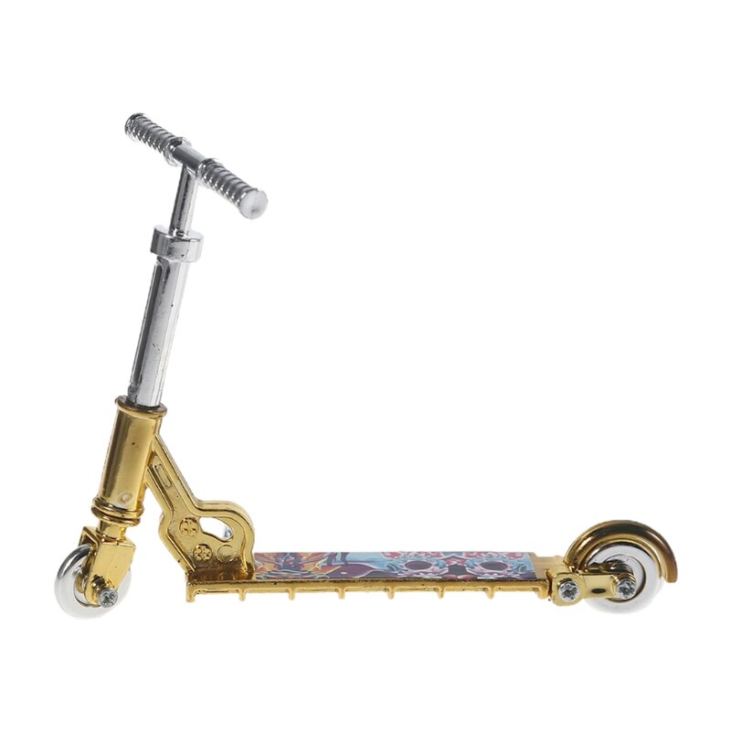 Mini Skateboard en plastique pour enfant et adulte, 10 pièces/ensemble, jouets de bureau, alliage métal couleur argent, Scooter, touche, pour garçon