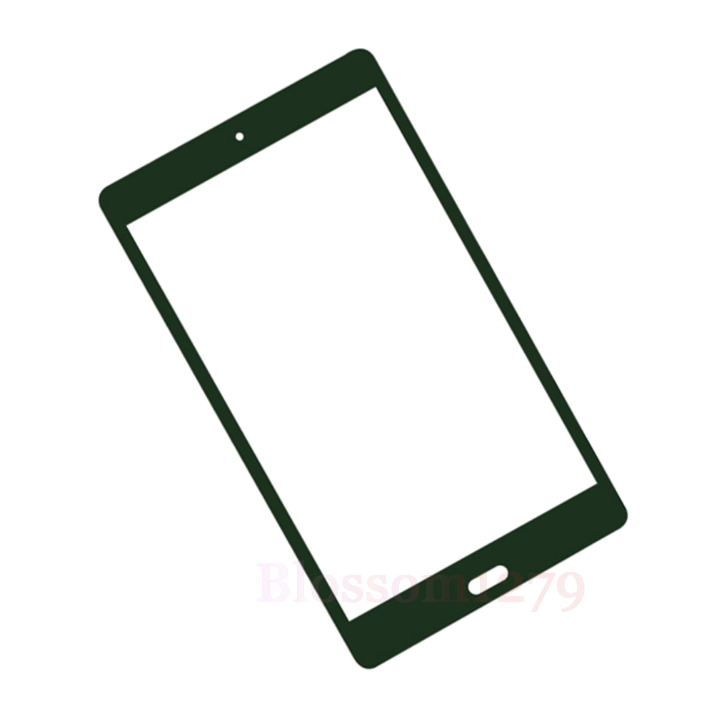 1 sztuk przednia szyba (bez dotykowy Digitizer) zewnętrzny ekran LCD płyta dla Huawei Mediapad M3 Lite 8 CPN-AL00 CPN-W09 CPN-L09 wymiana
