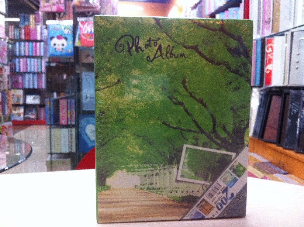 200 Sheets Season Photo Album Scrapbook Interleaf Type Classical 6 Inch Sping Paper Photo Album