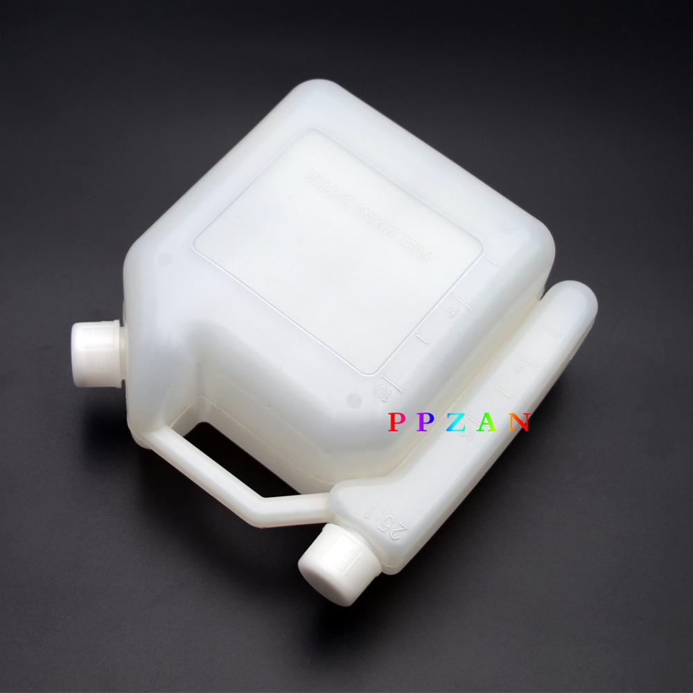 2 temps huile essence carburant bouteille de mélange 1L réservoir conteneur 25:1 50:1 pour tronçonneuse Strimmer PPZAN: Default Title