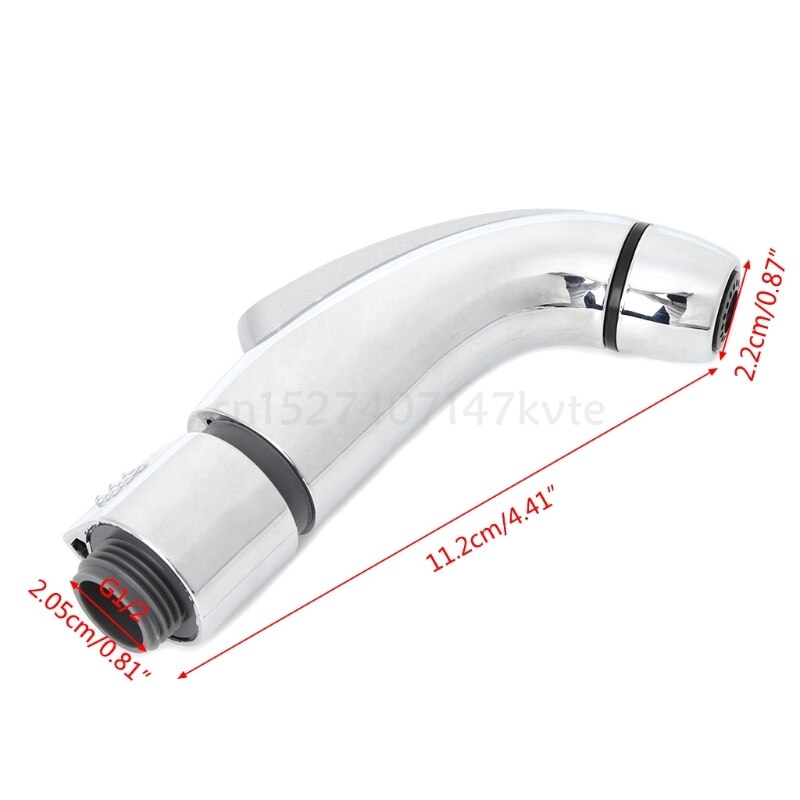 1 Pc Chrome ABS Wc Handheld Bidet Sproeier Shattaf Doek Luier Klysma Douchekop