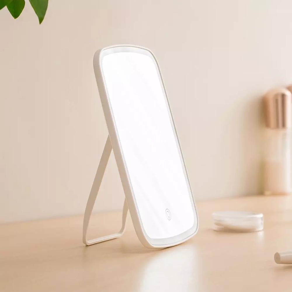 YouPin miroir de maquillage avec LED miroir cosmétique avec variateur tactile interrupteur batterie Operat support pour table salle de bain chambre voyage