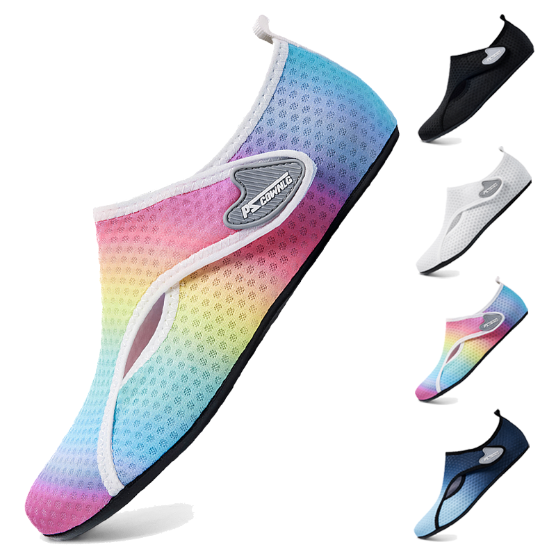 Schnell trocknende Wasserschuhe, rutschfest, atmungsaktiv, Sommer-Aqua-Strandsandale, flacher Schuh, Strand-Slipper für Männer und Frauen, Bach-Schuhe, 1 Paar