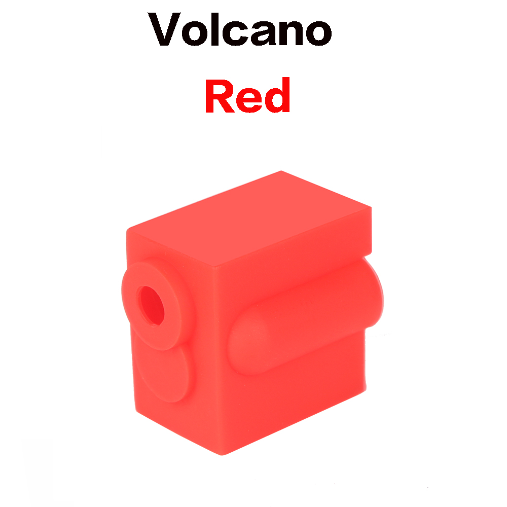 Para E3D V6/V5 MK7 MK8 MK9/Volnaco /BP6 calcetines de bloque de calor funda de silicona bloque calentador cubierta protectora Hotend para piezas de impresora 3D: Cobre