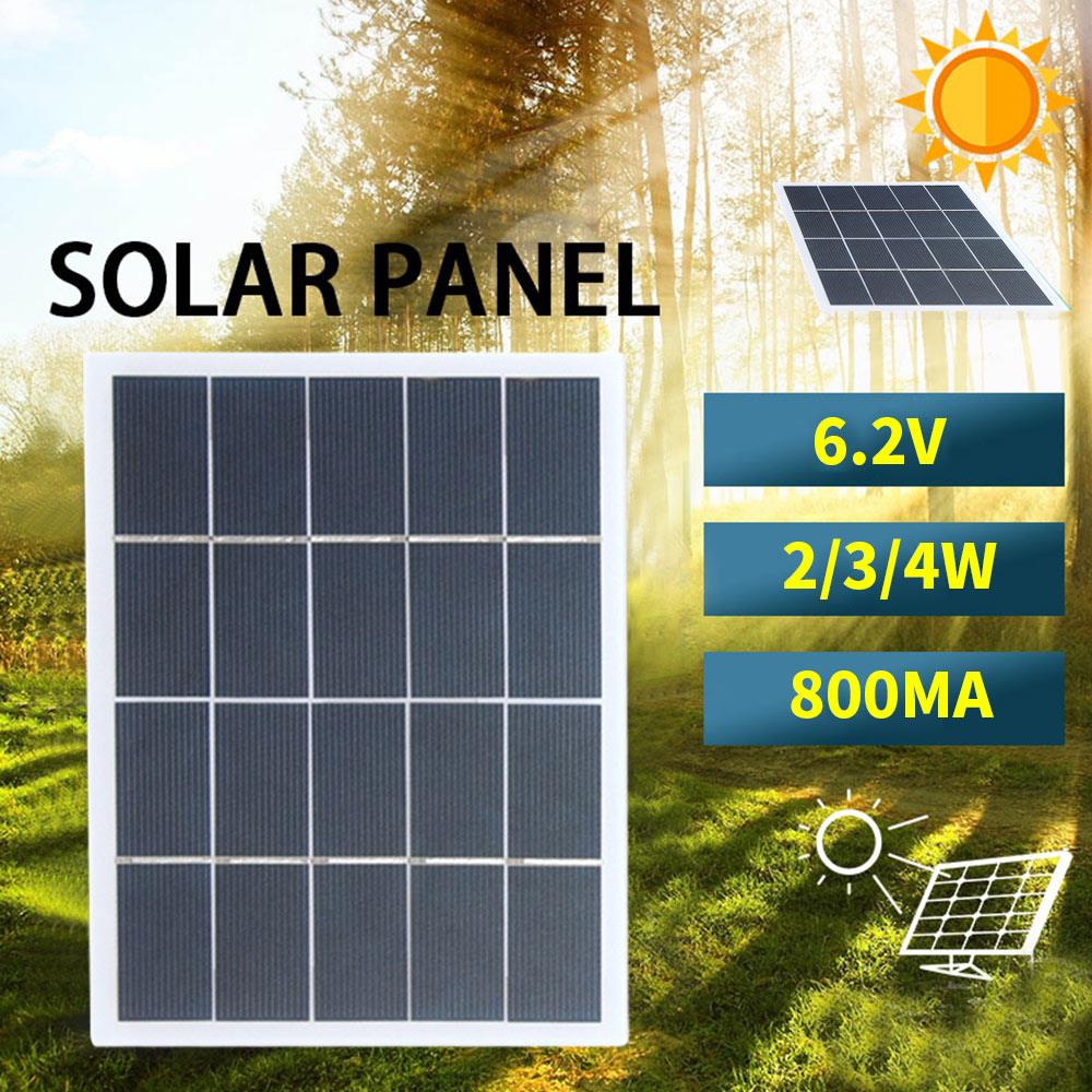 DC5521 Energy Saving Solar Panel Solar Power Charger Polycrystalline 3.7V Mini