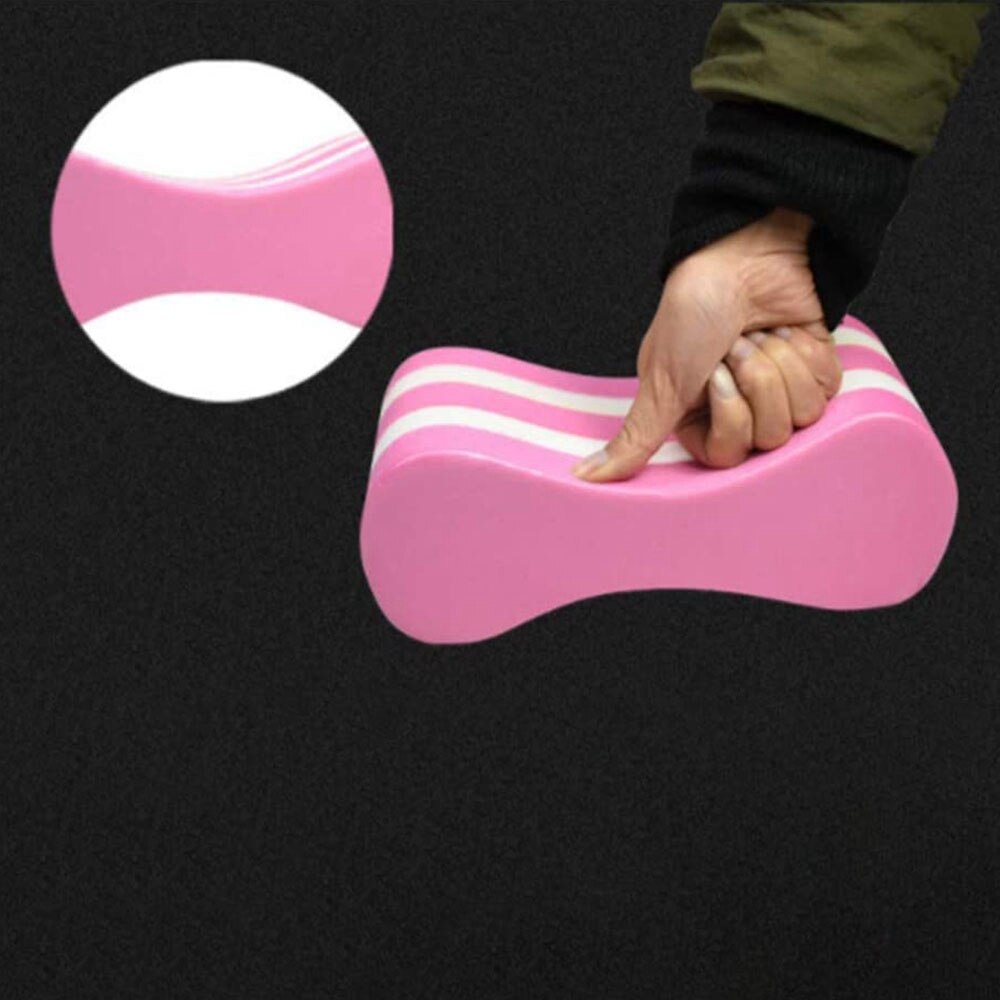 1 Pcs Pull Buoy Pink and White Thicken Foam Pull Float Correct Swim Posture Flotation Device Swimming Training Aid