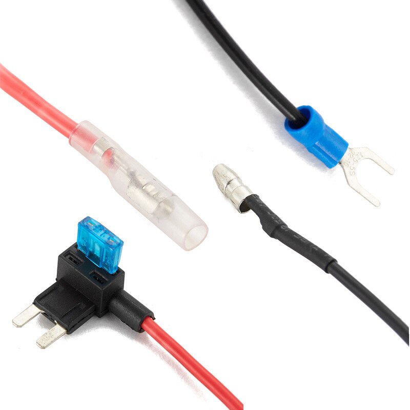 TIOODRE USB Car Buck Line Dash Cam Charger Adapter Hard Wire Kit 12v To 5v Driving Recorder USB Step-Down Cable