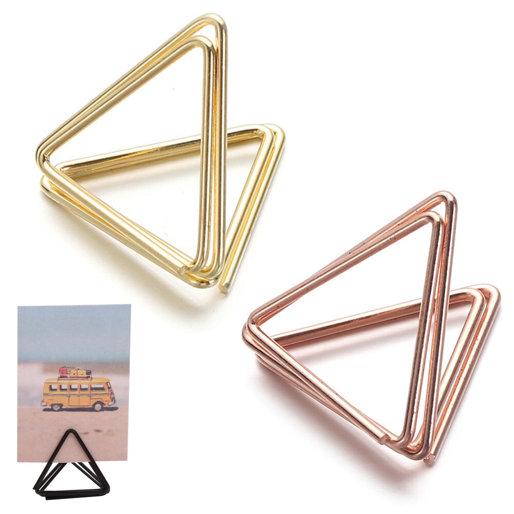 1PC Photos Clip Table Number Holder Clamp Stand Photo Picture Card Display Stand Wedding Anniversary Party Supplies Home Decor