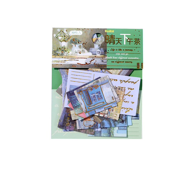 Mr.Paper 12 Designs Art Photo Series Sticker DIY Original Album Diary Decoration Collage Material Sticker: K