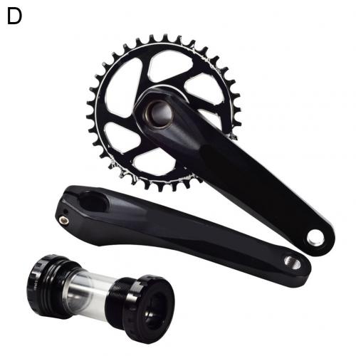 Vélo de route pédalier vtt vélo 170mm pédalier manivelle 32/34/36/38T pignon 9-11mm vitesse Compatible accessoires de vélo: D