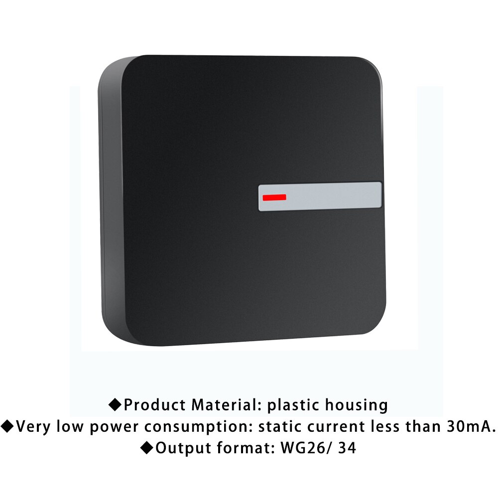 Waterproof Access Control Card Reader IC Card ID Card Reader Access Card Reader WG26 WG34 Reader Wigan Signal