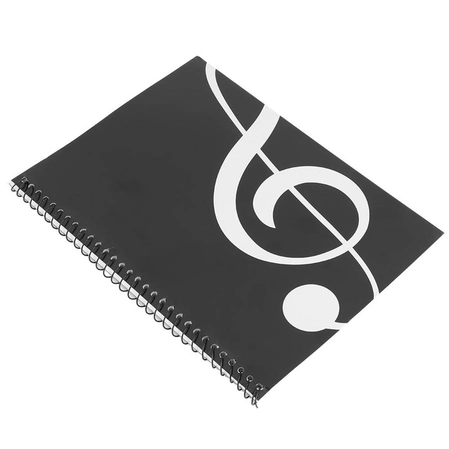 Cuaderno de música en blanco, papel para música, plantilla para música, punta de libro para escribir, Piano, teclado, Notebook