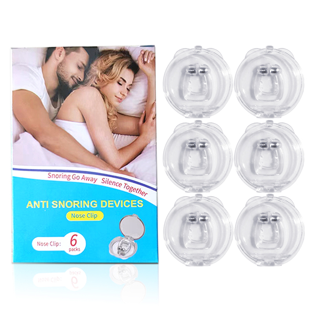 Dispositif anti-ronflement pour hommes et femmes, gadget de prévention contre le ronflement, élimination du ronflement, pince antarctique, sommeil silencieux la nuit: Orange