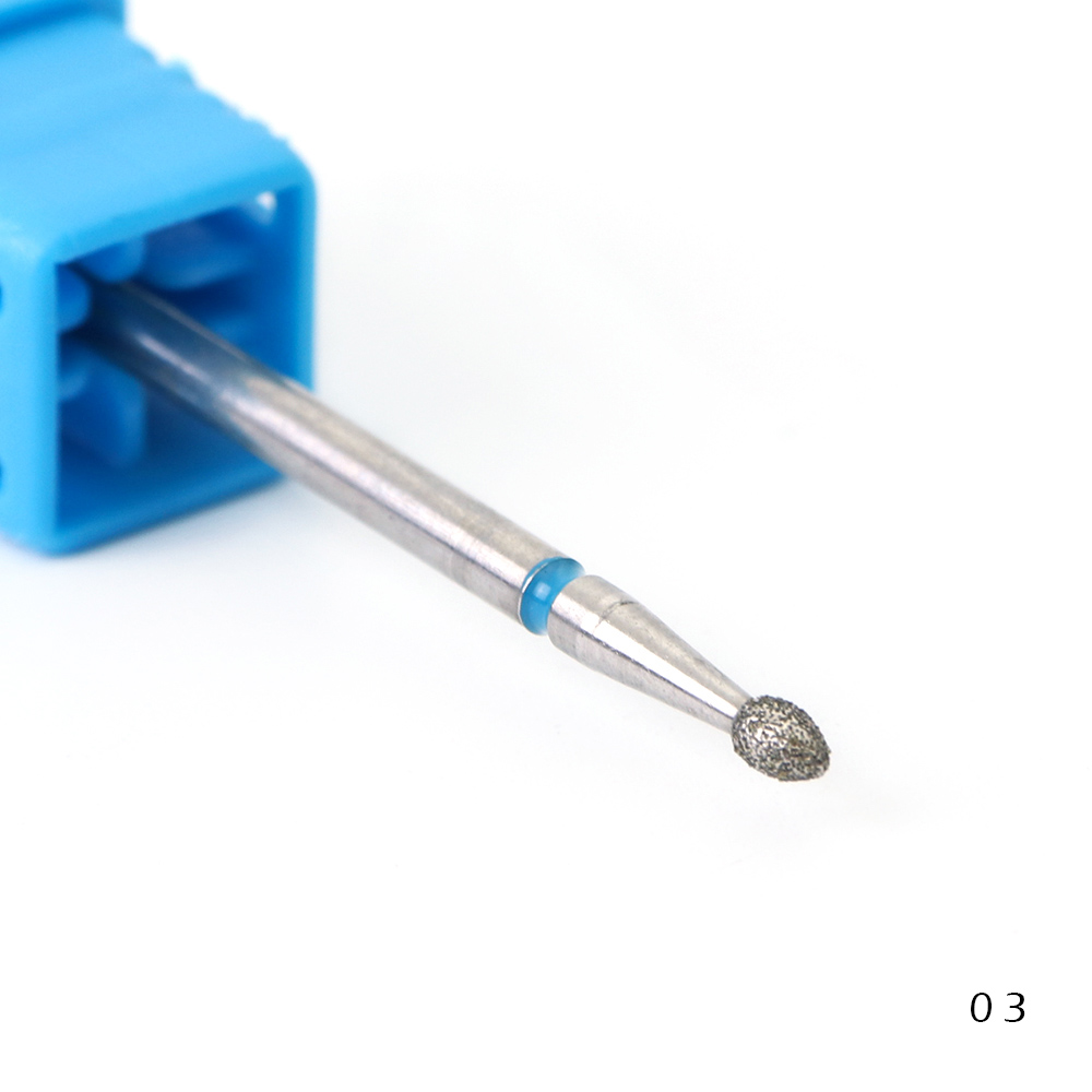 Mèches pour ponceuse à ongles diamantées, 29 Types de mèches électriques pour ponceuse à ongles, mèche rotative, propre cuticule, accessoire de manucure, SAA01-29: 03