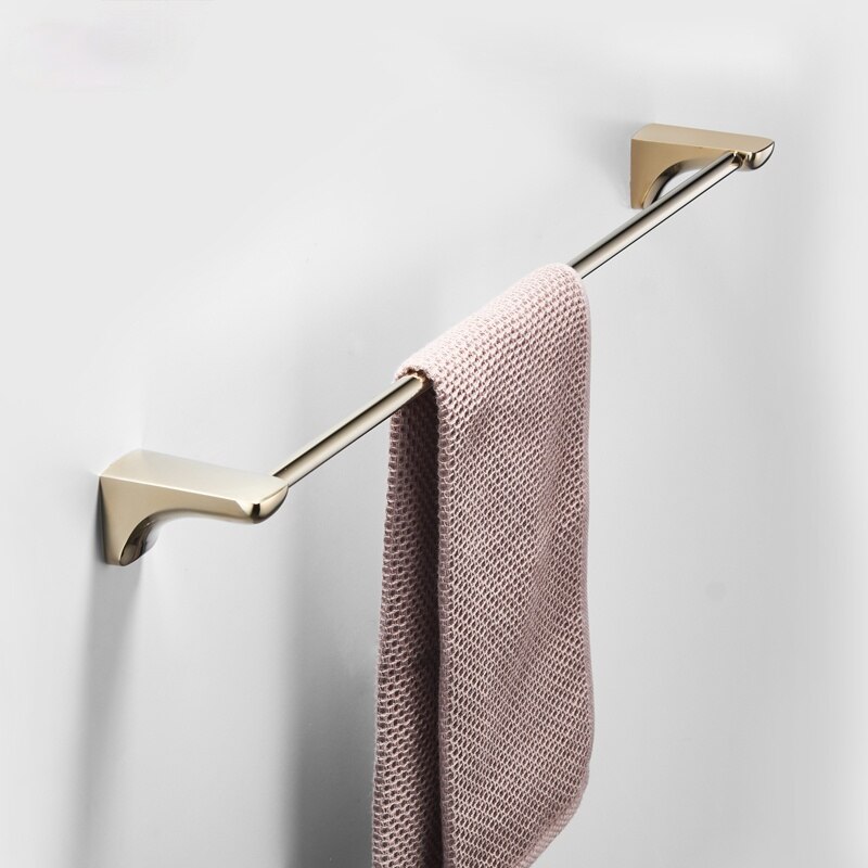Toallero dorado de lujo para baño, barra de toalla, juego de colgante de hardware: 60cm towel bar