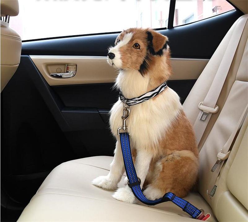 Reflecterende pet seat riem nylon hond trekkabel houden huisdier veiligheid in auto hond autogordels B43