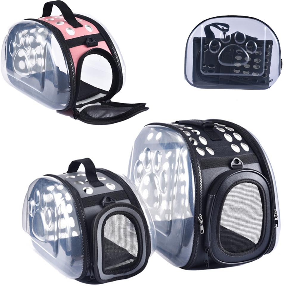 Opvouwbare Cat Carrier Bag Opvouwbare Outdoor Reizen Kitten Kooi Katten Rugzak Kleine Huisdier Draagtas Handtas Huisdieren Benodigdheden