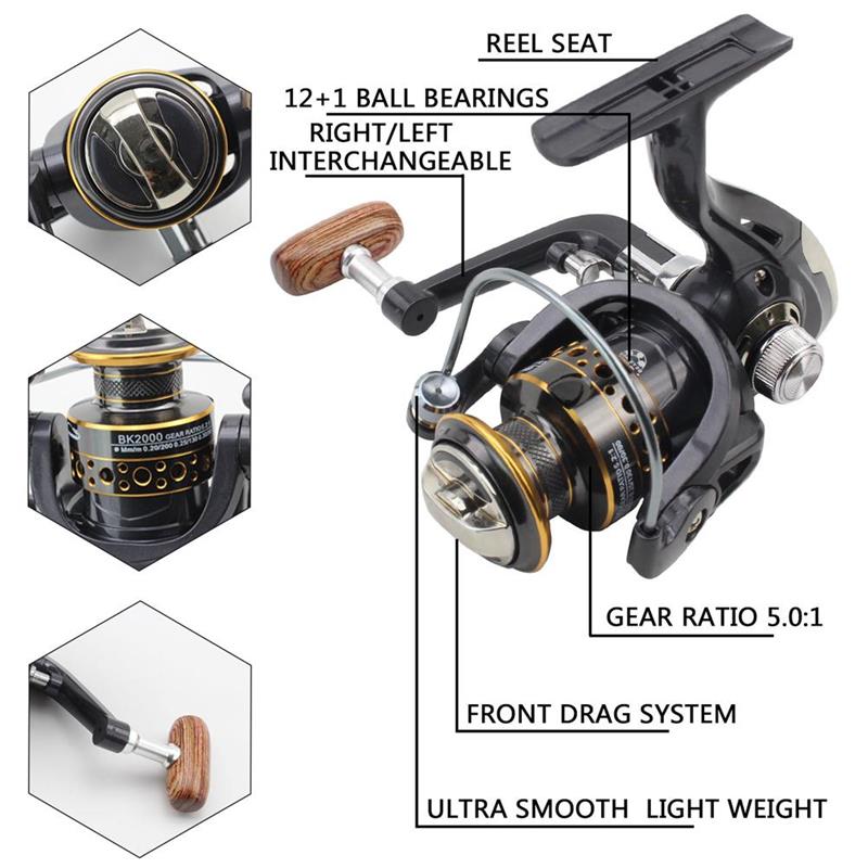 1,8 m Carbon Teleskop Angelrute Combo Spinning Reel Set Karpfen Bass Hecht Feeder Mit Spool Angeln Haken Locken Linie tasche Voller Kit