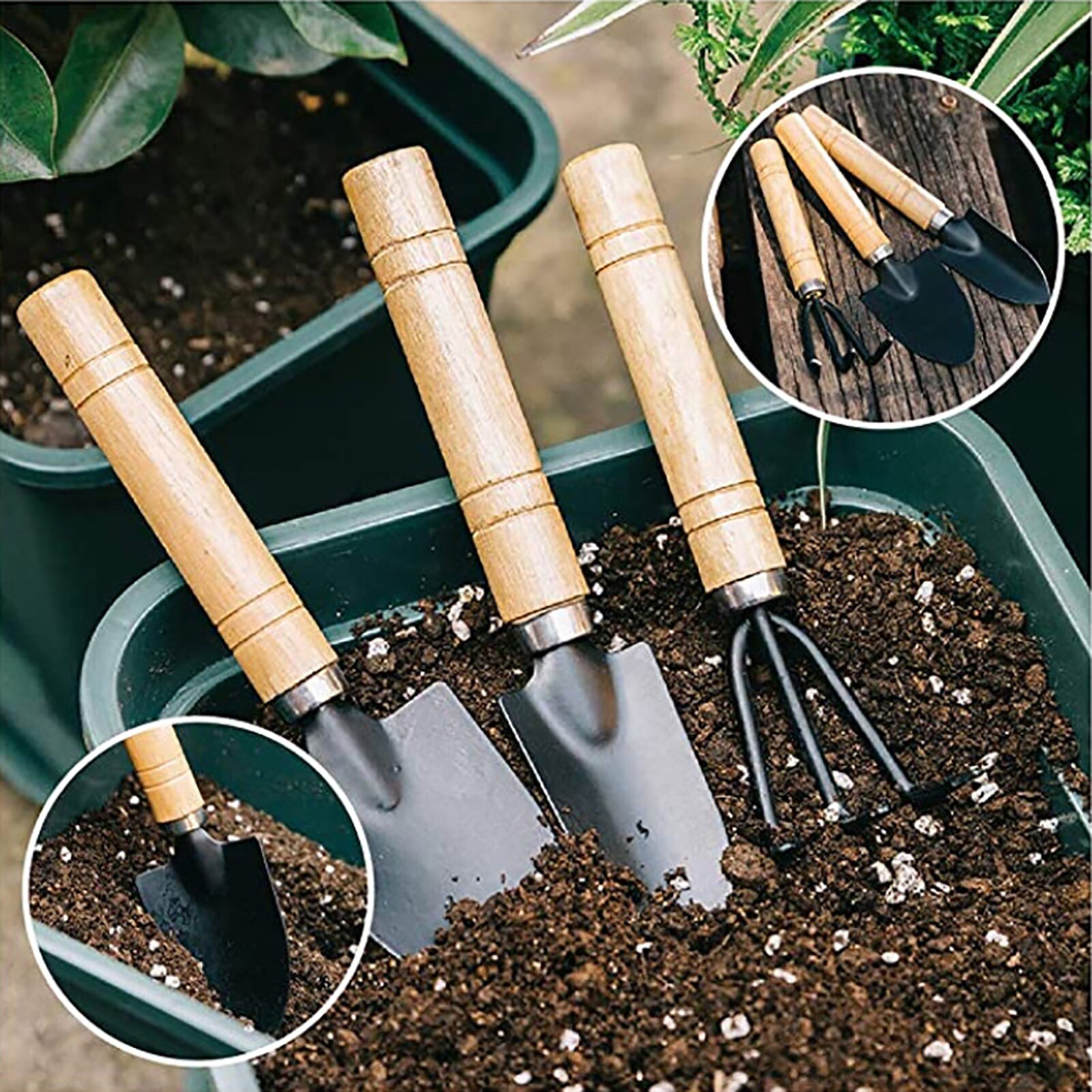 10PCS Garden Planting Tool Set Bonsai Succulent Tr... – Vicedeal