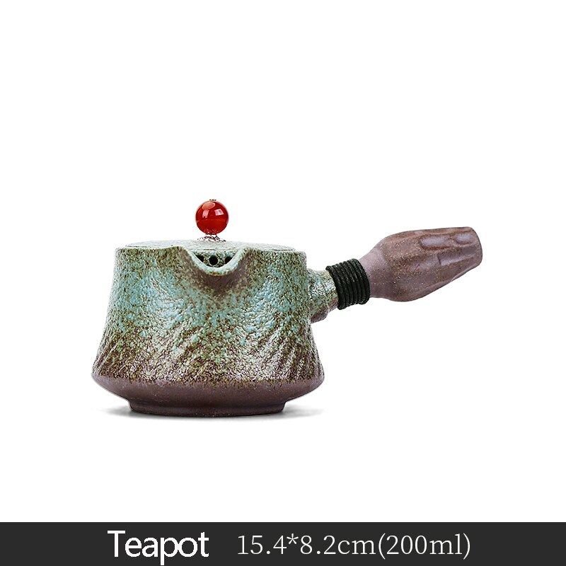 Cooking Teapot Set Tea Fire Stoves Burning Ceramic Cup Green China Tea Ceremony Tea Art Gongfu Tool Warmer Teapots