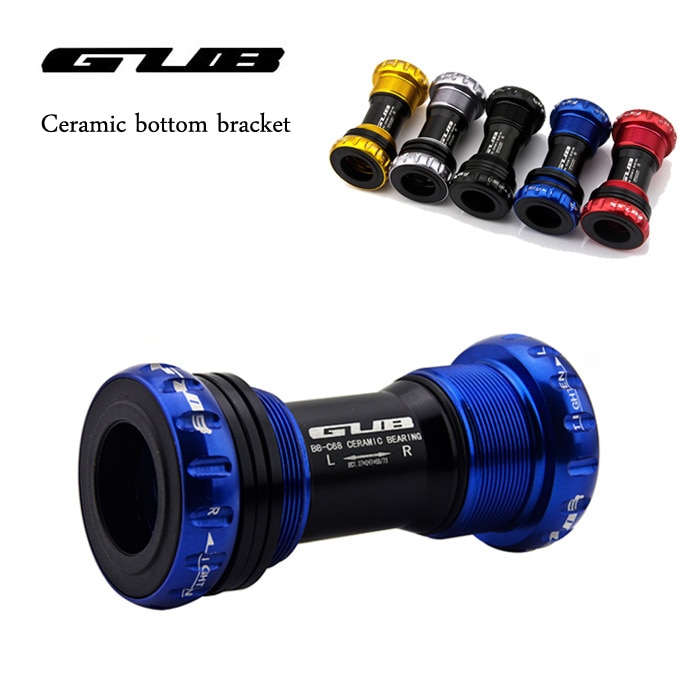 GUB C-68 céramique BB 68 boîtier de pédalier 68/73MM vis/filetage Type BSA pédalier roulements axe de vélo