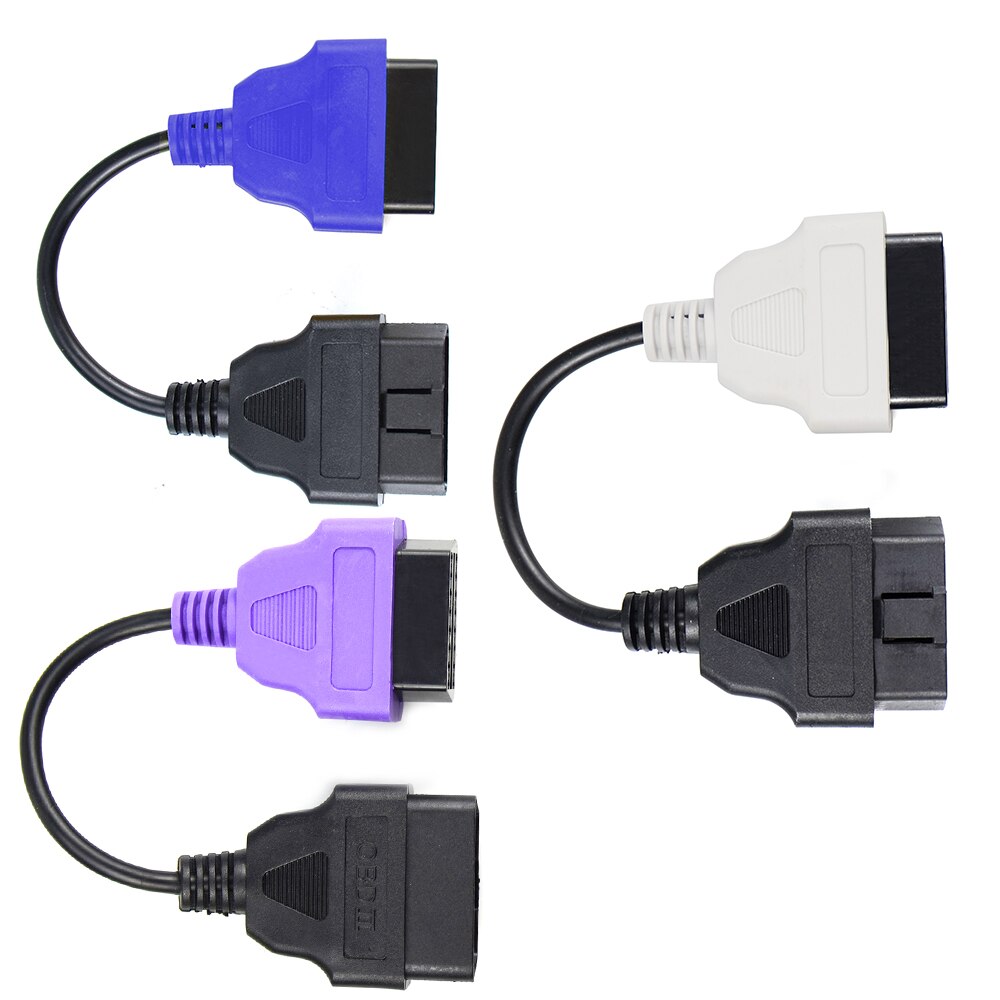 Voor Fiatecuscan Adapter Obd OBD2 Connector Multiecuscan Abs Airbag Obd2 Scanner Diagnostische Kabel Voor Fi-Op Ecu scan