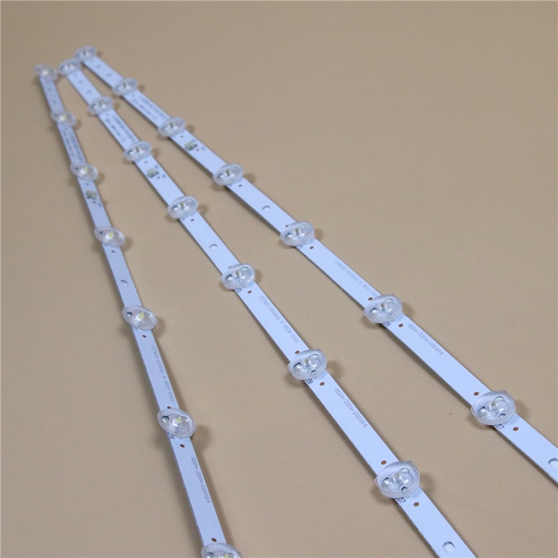 3PCS LED Array Bars HL-2A320A28-0801S-04 A0 (OD26-B) LED Backlight Strips TV'S Matrix Kit LED Lamps Lens Bands LC320DEXJ-SEE1