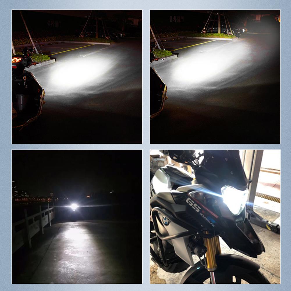 3 zijden  ba20d h6 led  p15d h6m hs1 moto  h4 led motorfiets koplamp lampen cob chips motorfiets hi/lo ver licht moto koplamp fiets
