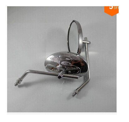 Chrome Motorrad Rückspiegel Für Kawasaki Vulcan Klassische VN 400 VN500 VN800 VN 900 1200 1500 1600 2000 Chopper Cruisers