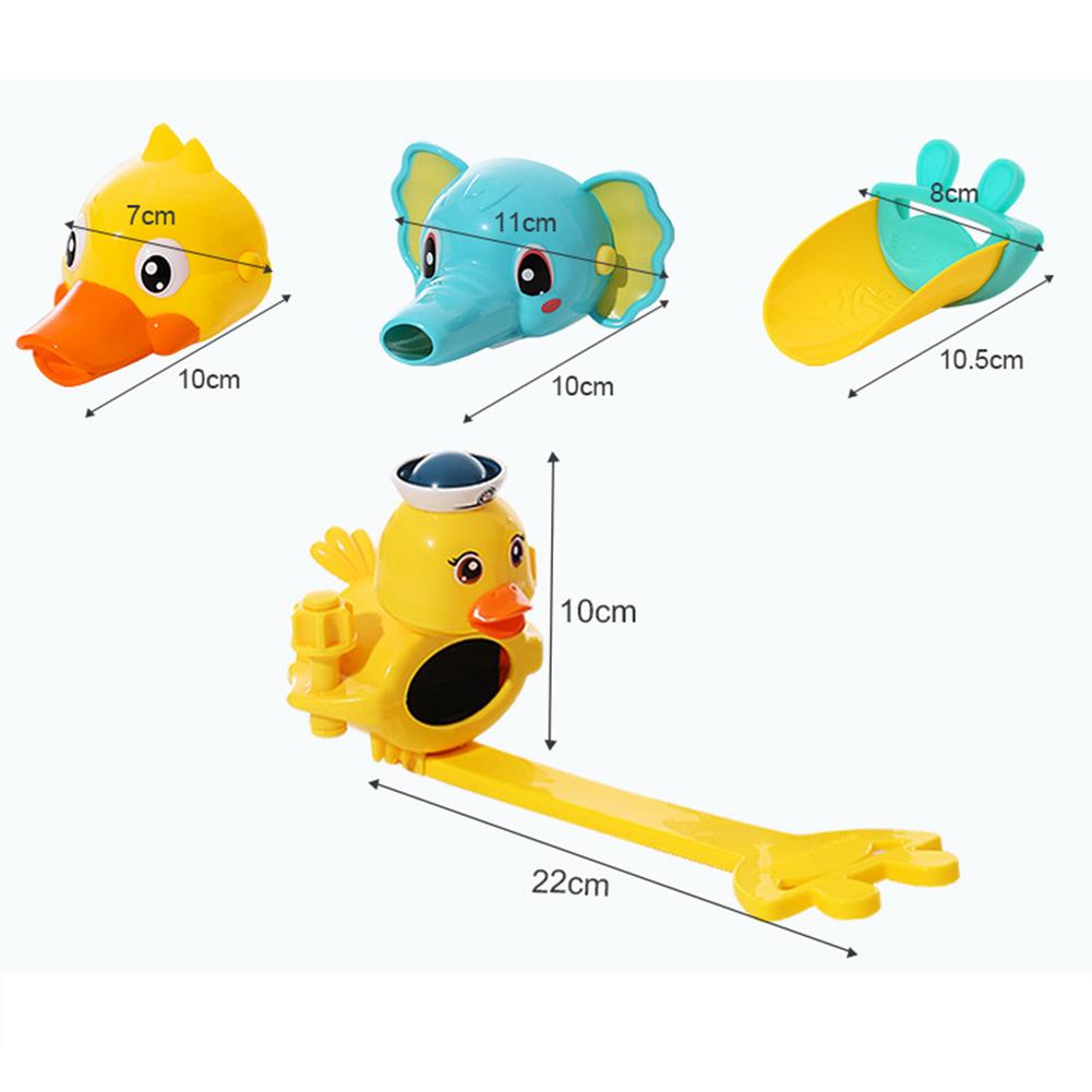 Kids Water Tap Faucet Extender Water Saving Cartoon Silicone Faucet Extension Tool Help Children Washing Hand Water Tap Extender