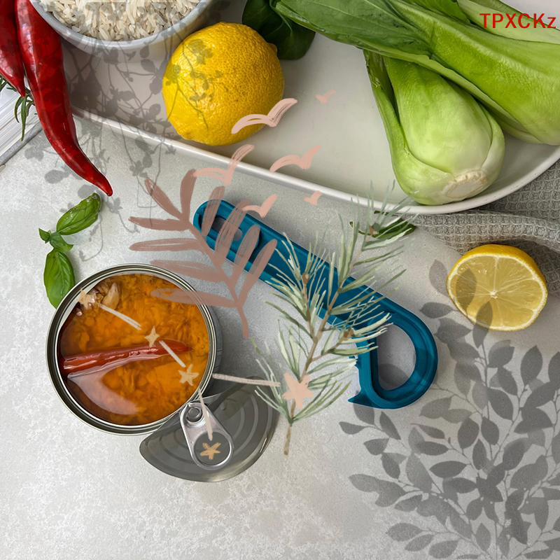 Pull Tab Can Opener Suitable For Various Cans Effectively: Prevents Finger Nail Injuries