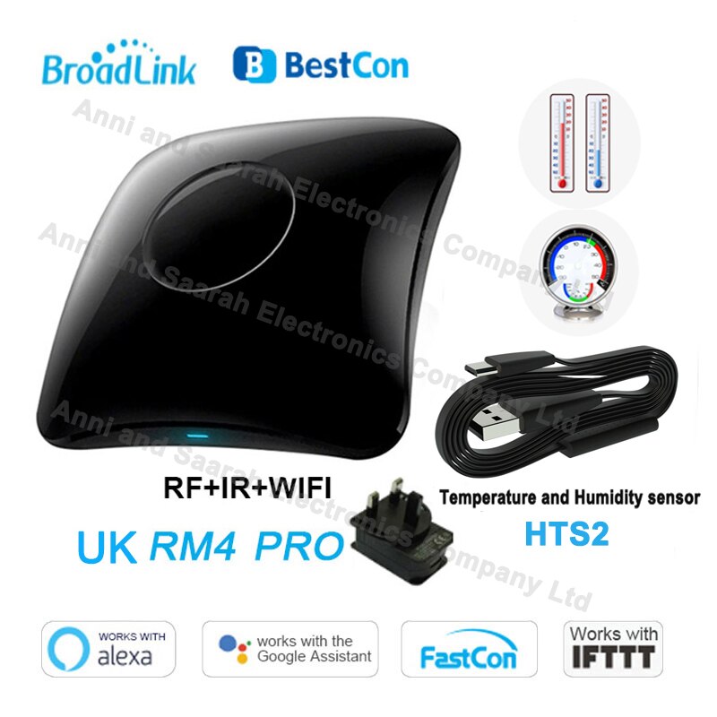 Broadlink RM4 Profi Rm4C Mini Universal- Intelligente Fernbedienung Clever Heimat HTS2 Temperatur Feuchtigkeit Sensor Für iOS Android