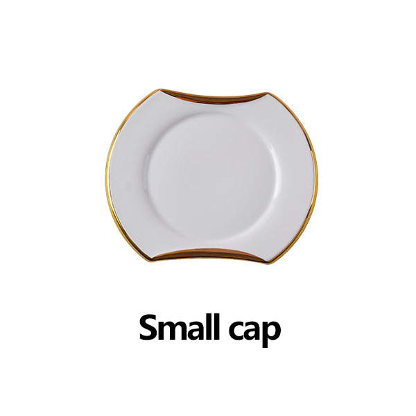 Nordic Dinner Plate Sets Luxury Knife Fork Dinnerware Dish Plates Set Tableware Home Decor Vajilla Kitchen Supplies: Small plate