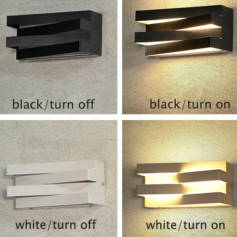 LED Licht Outdoor Tuin Huis Verlichting Alumunim IP65 Wandlamp Villa Veranda Poort 110 v-260 v Blaker Armatuur