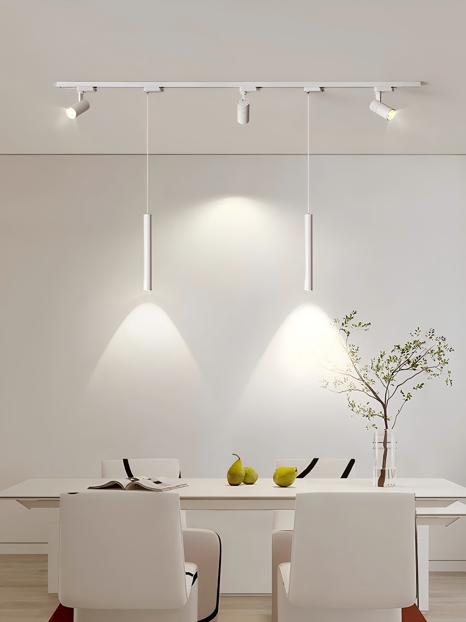 Luci a binario a montaggio superficiale, faretti, lampadari a LED per ristoranti, soggiorni senza luci principali, lampade da bar, lampade da scrivania