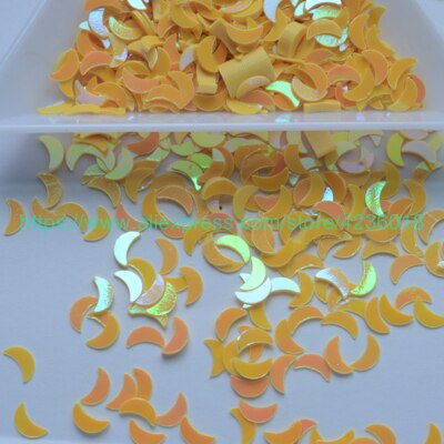 2000 stuks 25g 3*5mm pvc losse pailletten voor knutselwerkjes, pailletten, naaidecoratie, kleding, kind, doe-het-zelf, accessoire: Geel