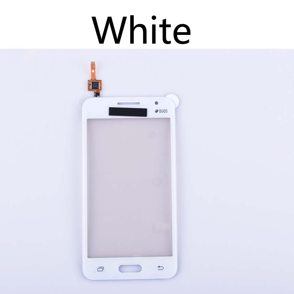 Écran tactile en verre sans LCD, 4.5 pouces, pour Samsung Galaxy Duos Core 2 II SM-G355H G355H G355 G355M: White-No tool