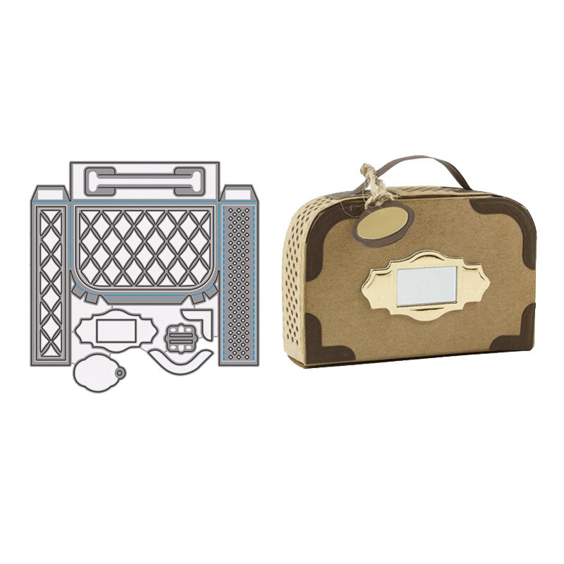 Handbag Metal Cutting Dies Lady Bag Purses Craft Christmas Dies Scrapbooking for DIY Making Dies Cuts Girl Hand Bag: 16.5x16.5cm