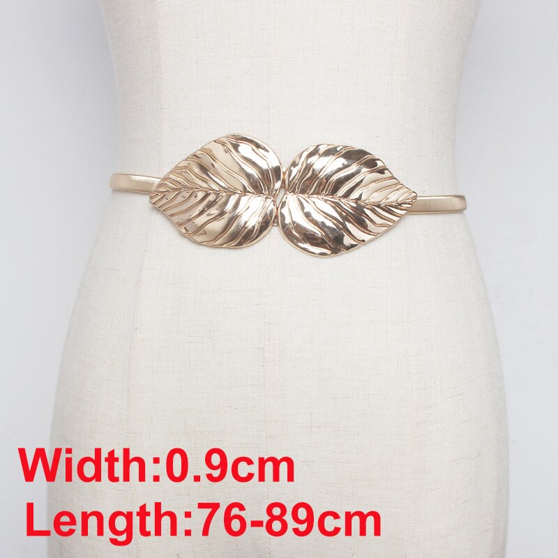 Cetiri Vrouwen Mode Metalen Heup Ketting Riem Elegante Goud Zilver Franjes Ring Taille Keten Kleding Riemen: Style 19